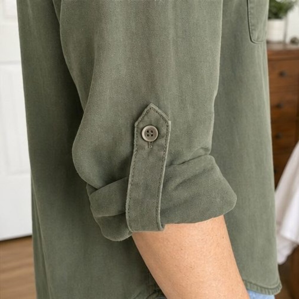 Rust Puff Sleeve Top - Picture 5 of 6